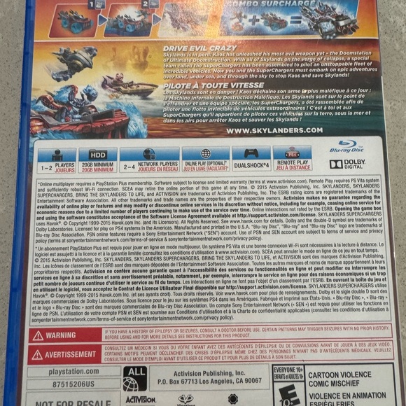 Skylanders PS4 Superchargers Game by Activison - Picture 2 of 6